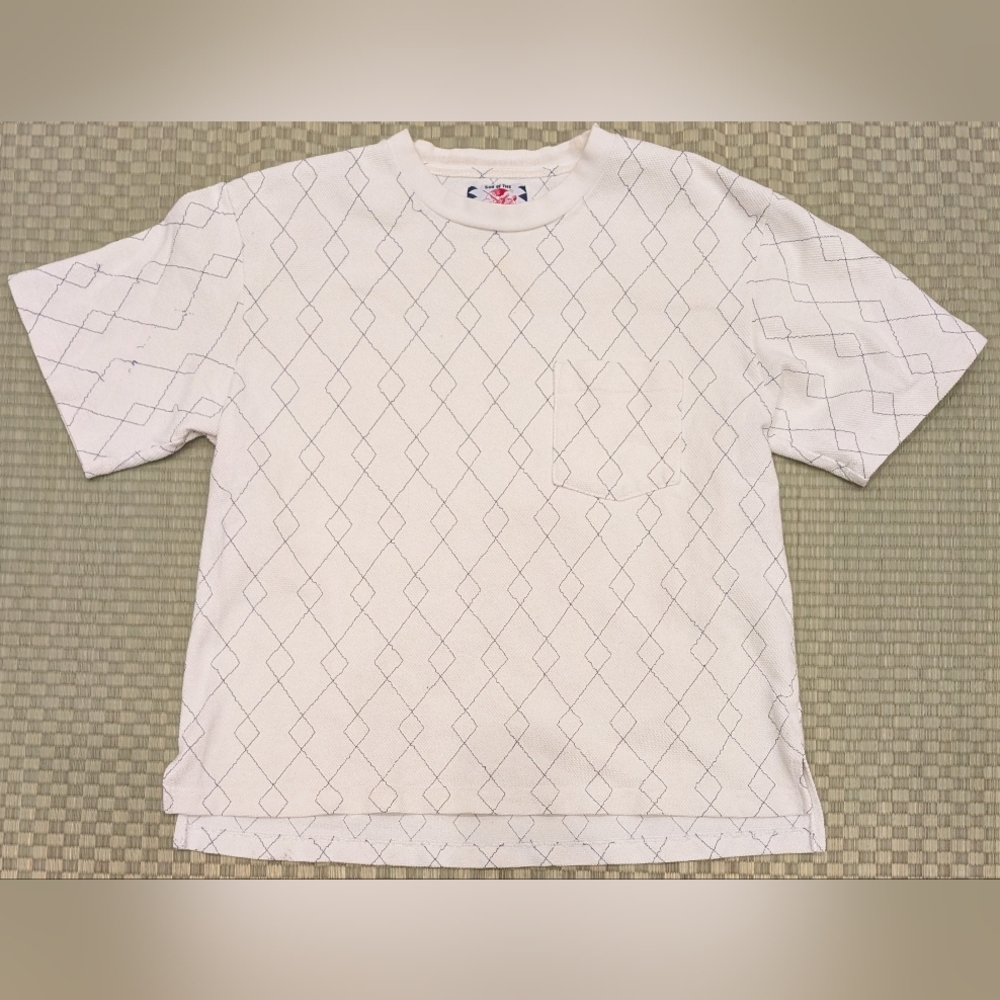 Son of the Cheese Sashiko Pocket Cotton T-shirt Men's Size Large Made in Japan